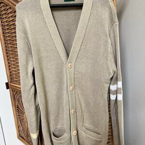 mens used vintage cardigan
